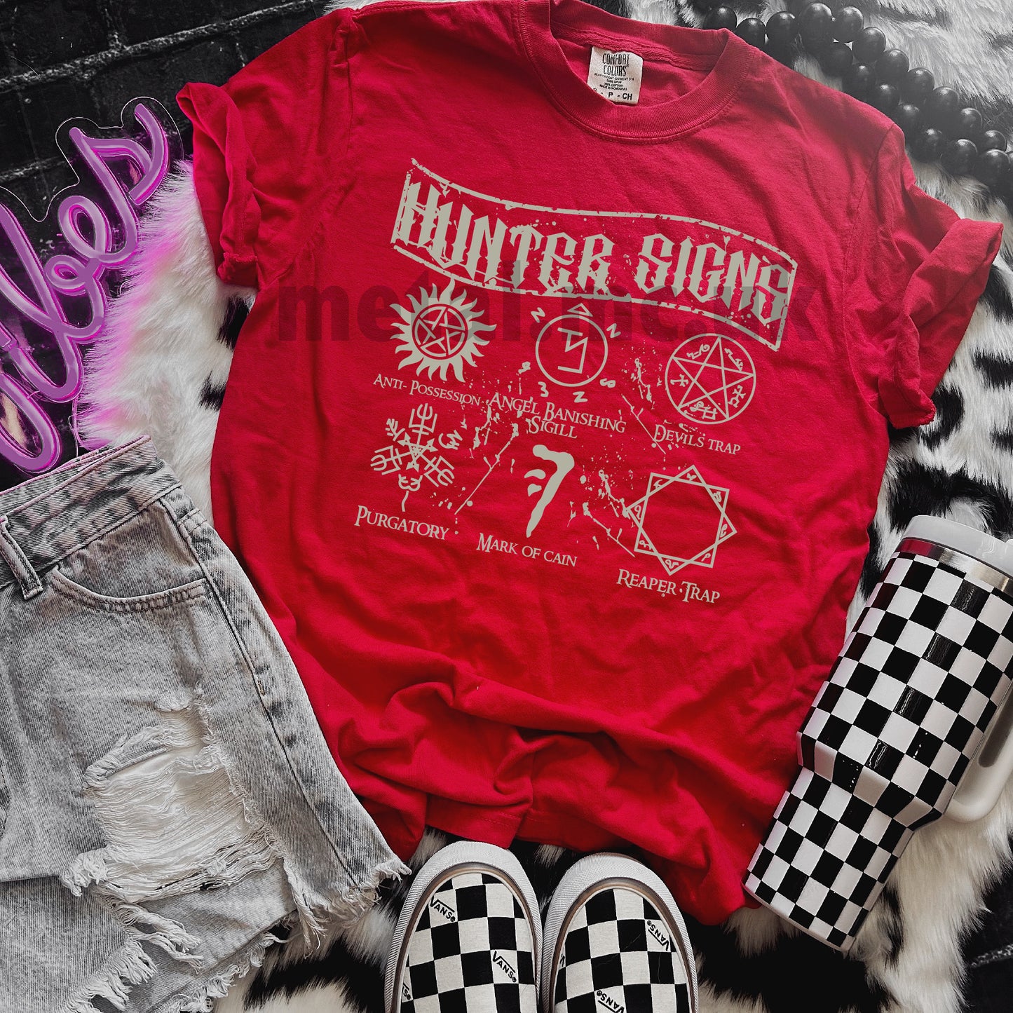 Hunter Signs (SPN) Relaxed Fit Tee