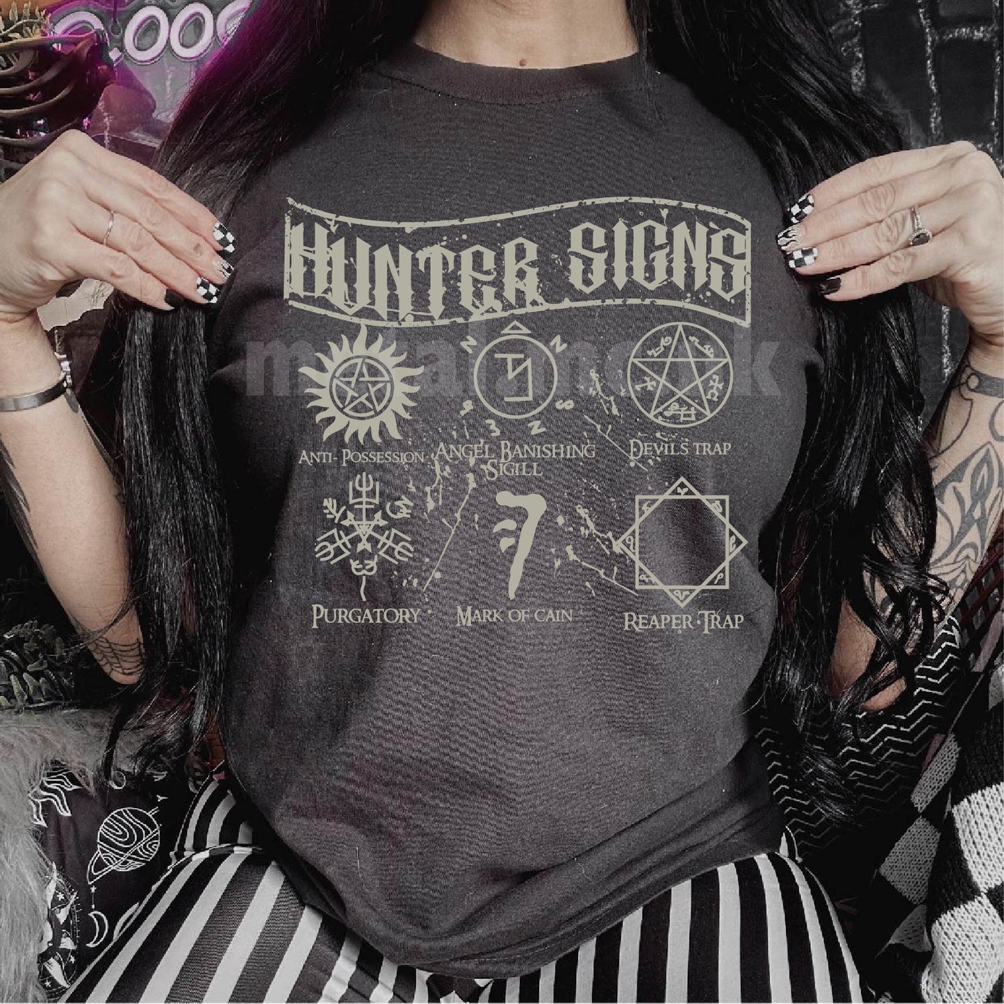 Hunter Signs (SPN) Relaxed Fit Tee