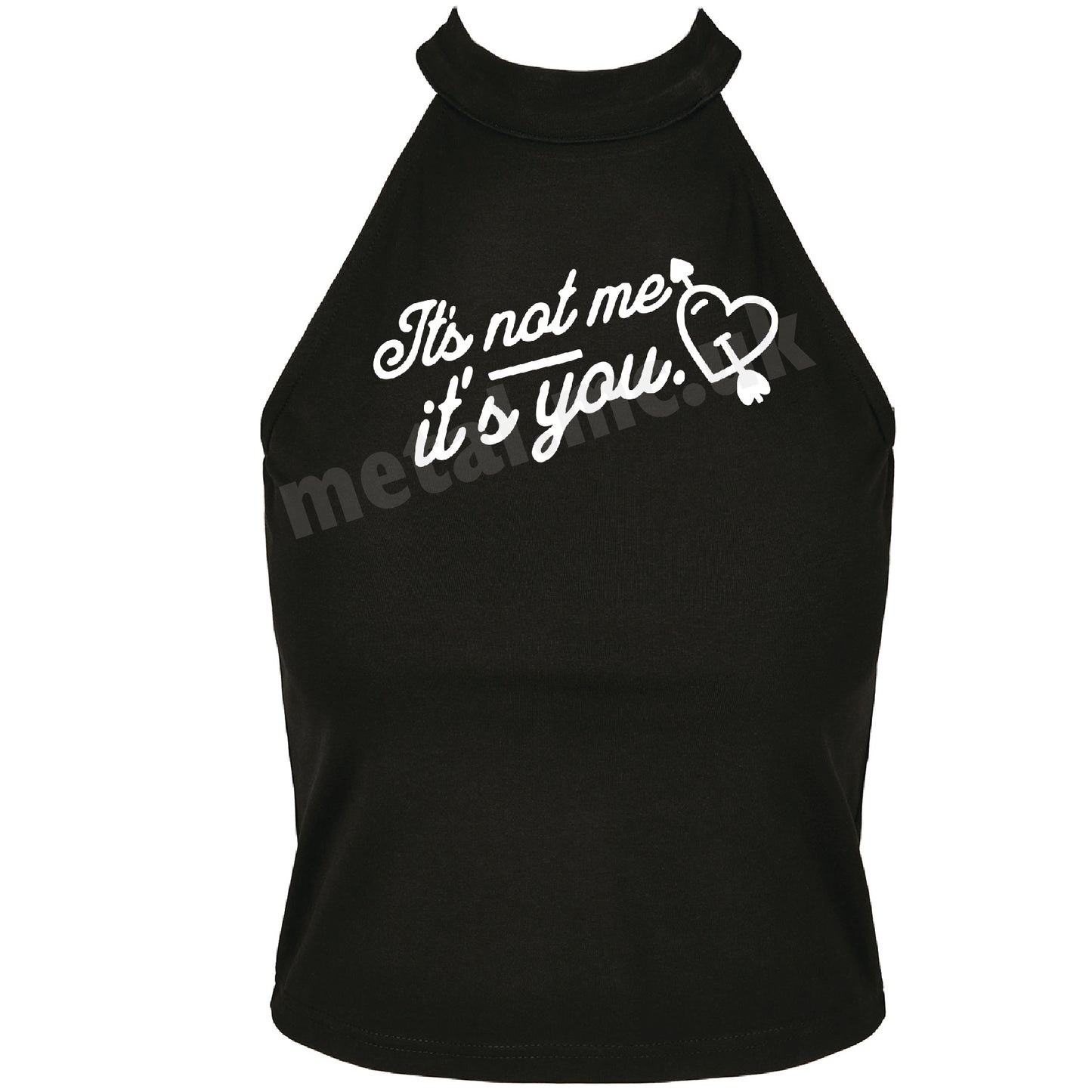 It's Not Me Cropped Top