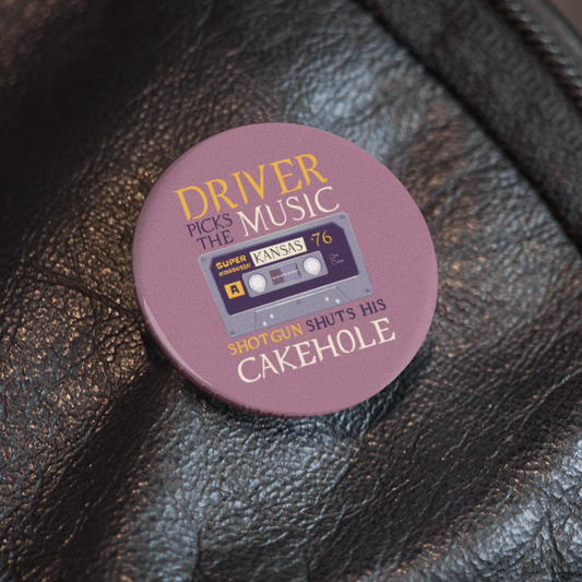 Driver Picks The Music -  Pin Badge