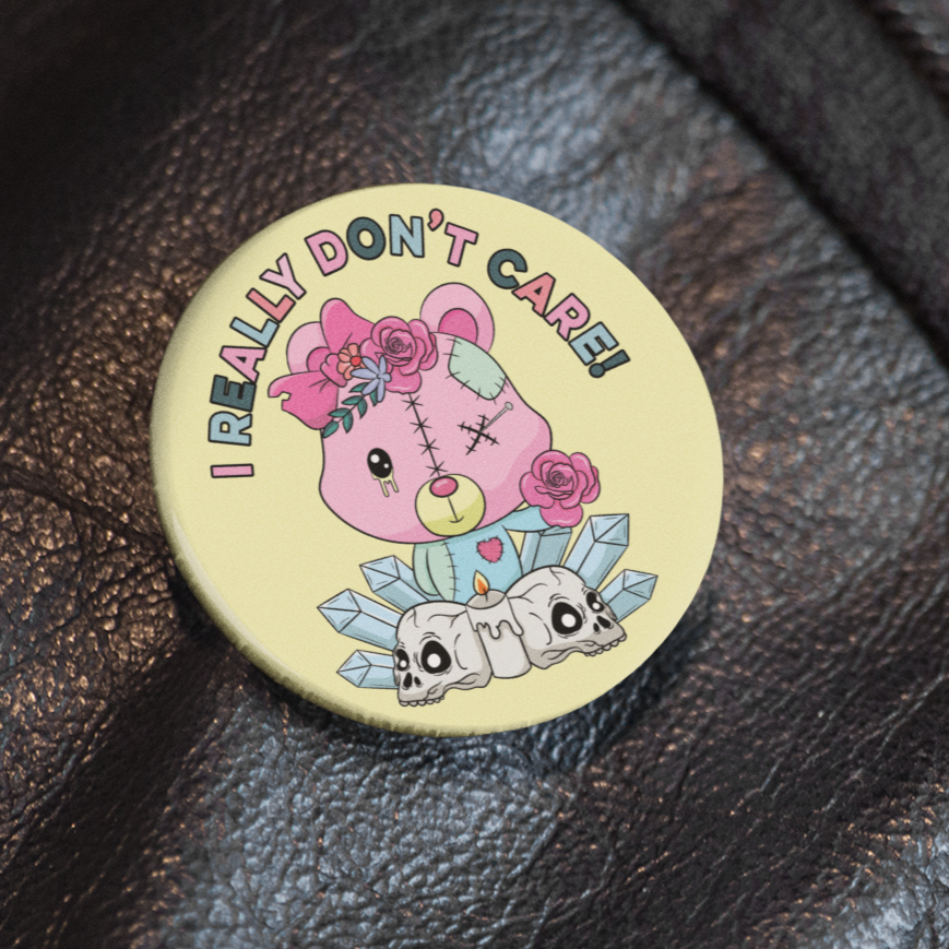 Don't Care Bear - Pin Badge