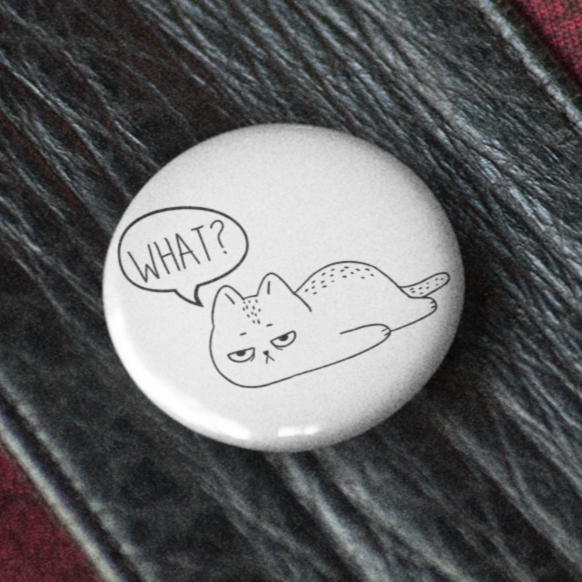 Miserable Kitty - Pin Badge