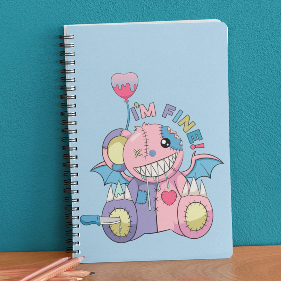 I'm Fine! Bear Notebook
