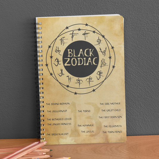 Black Zodiac - Notebook