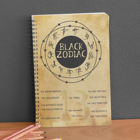 Black Zodiac Notebook