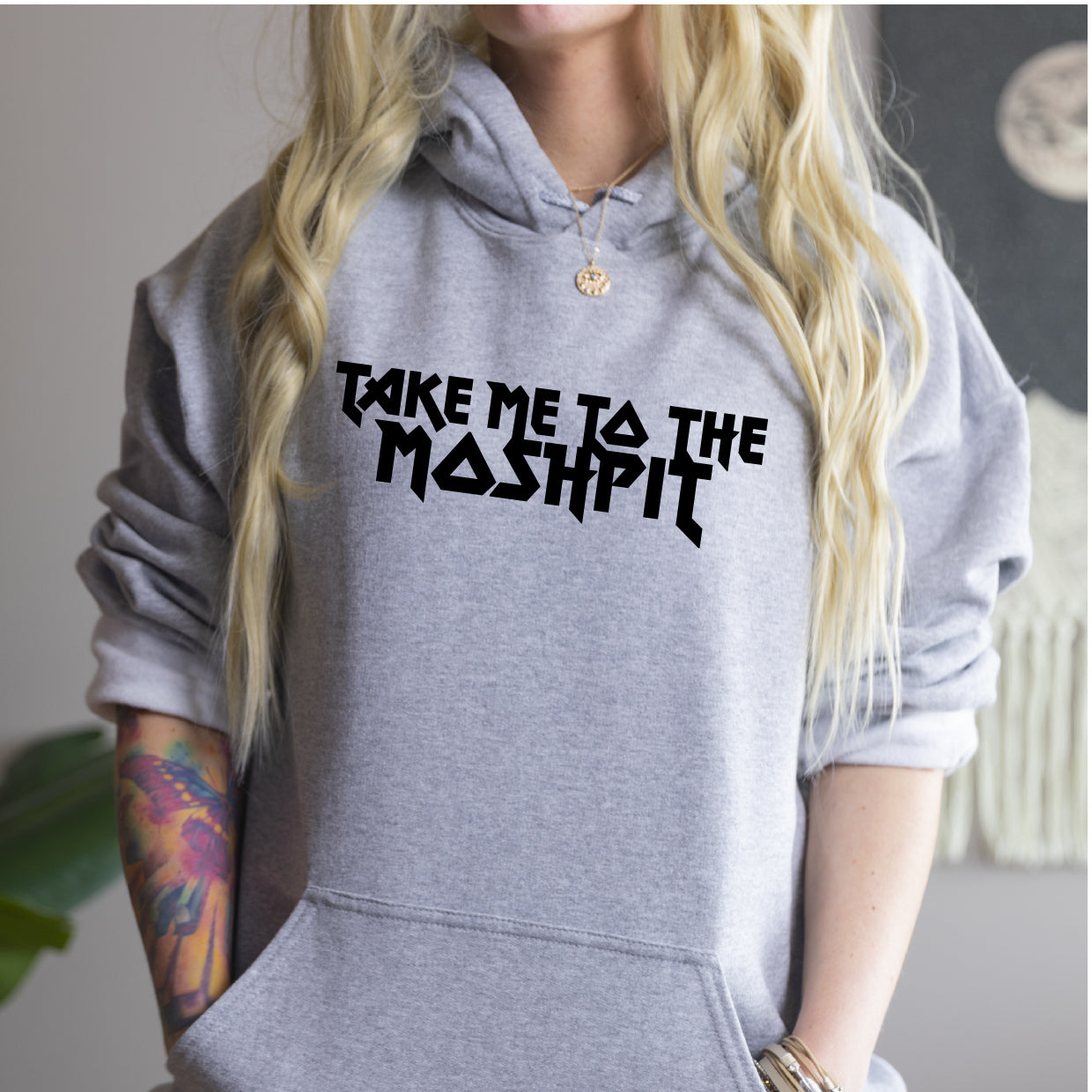 Take Me To The Moshpit Overhead Hoodie