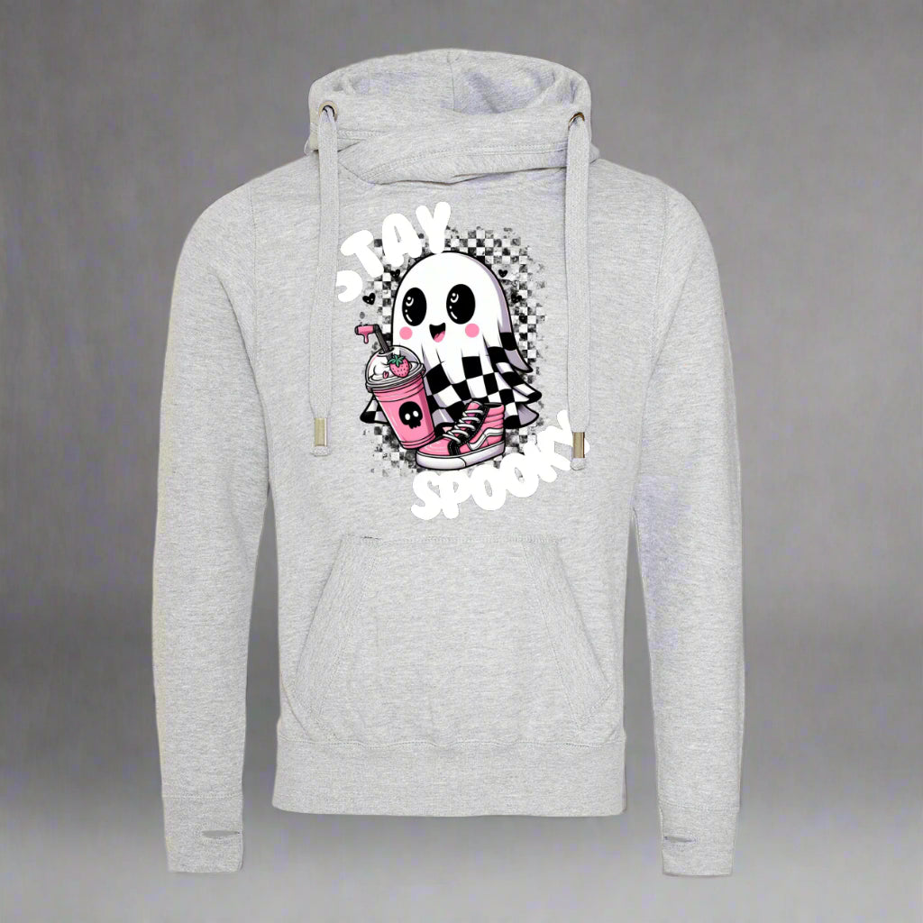 Stay Spooky Cross Neck Hoodie