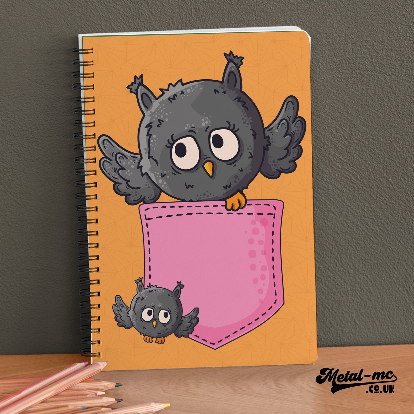 Pocket Critter Notebook - Octavia The Owl
