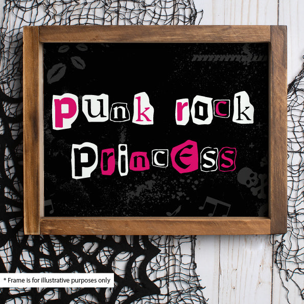 Punk Rock Princess Archival Art Print