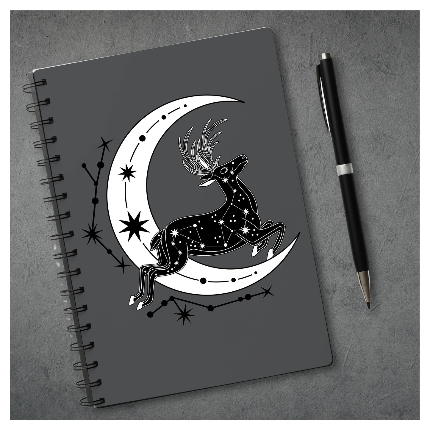 The Stag & The Moon Notebook