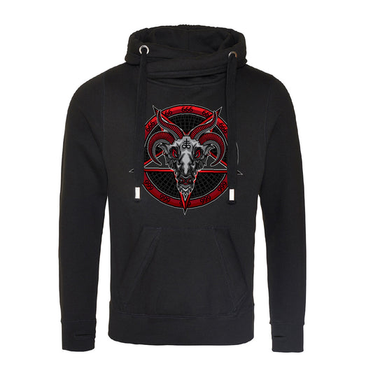 Devil 666 Cross Neck Hoodie