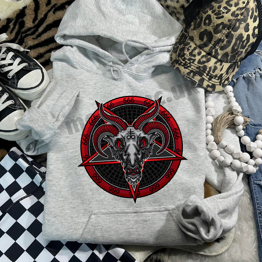 Devil 666 Overhead Hoodie