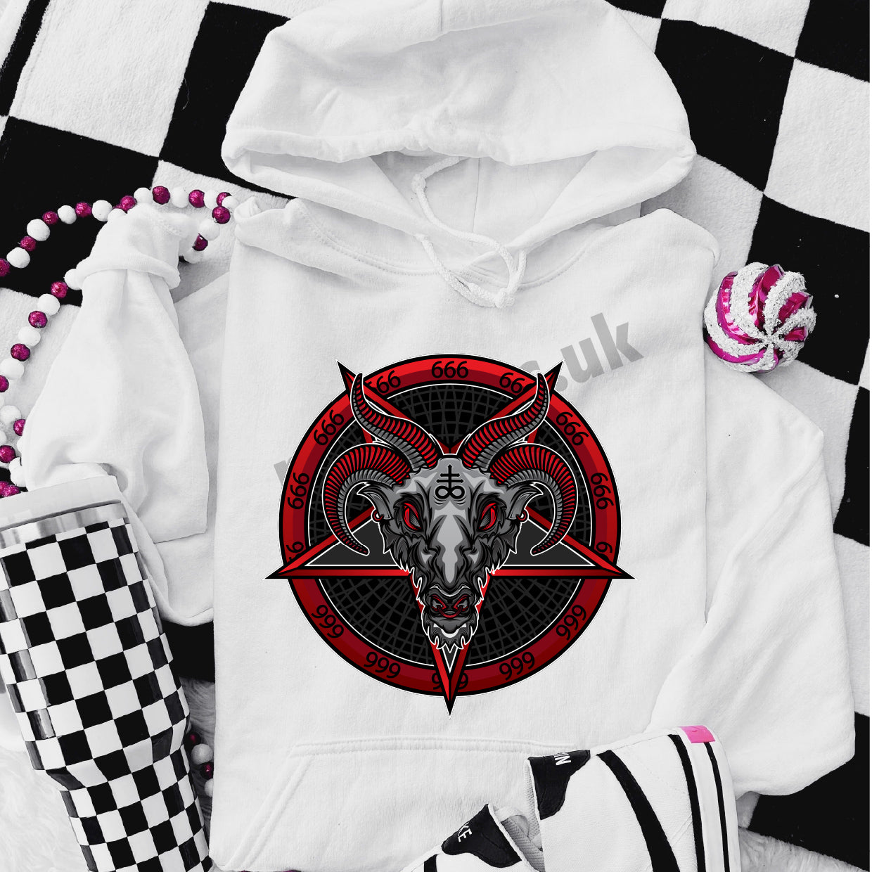 Devil 666 Overhead Hoodie