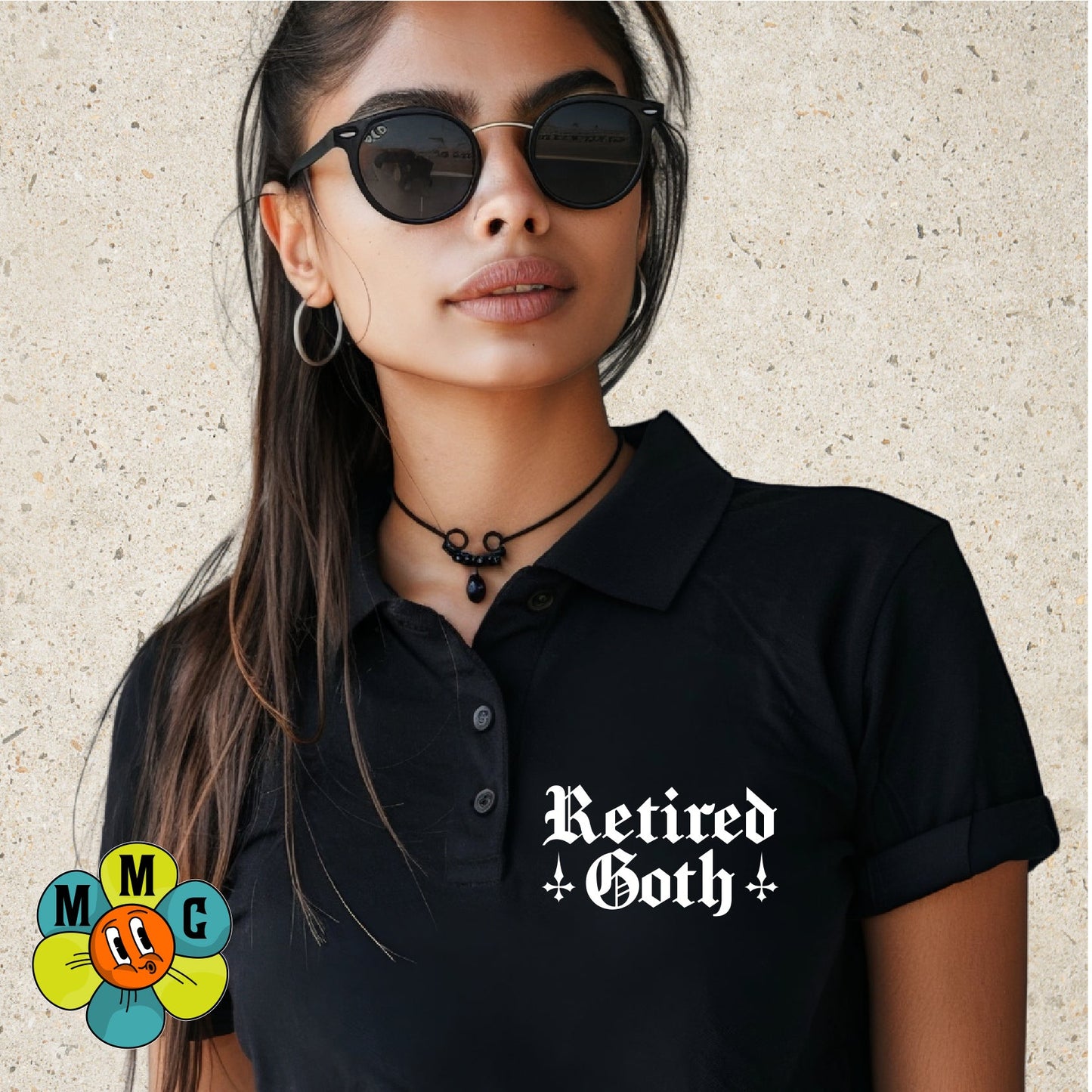 Retired Goth Polo Shirt
