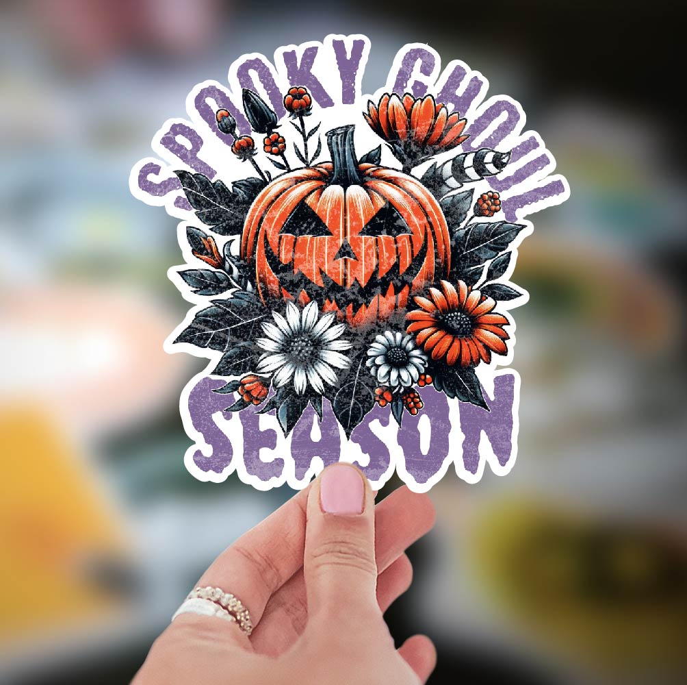 LIMITED EDITION Spooky Ghoul Season Vinyl Sticker