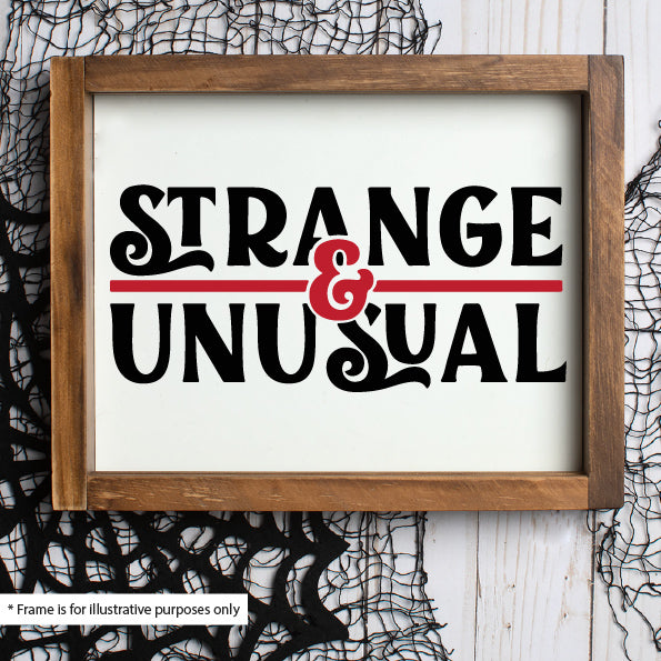 Strange & Unusual Archival Art Print