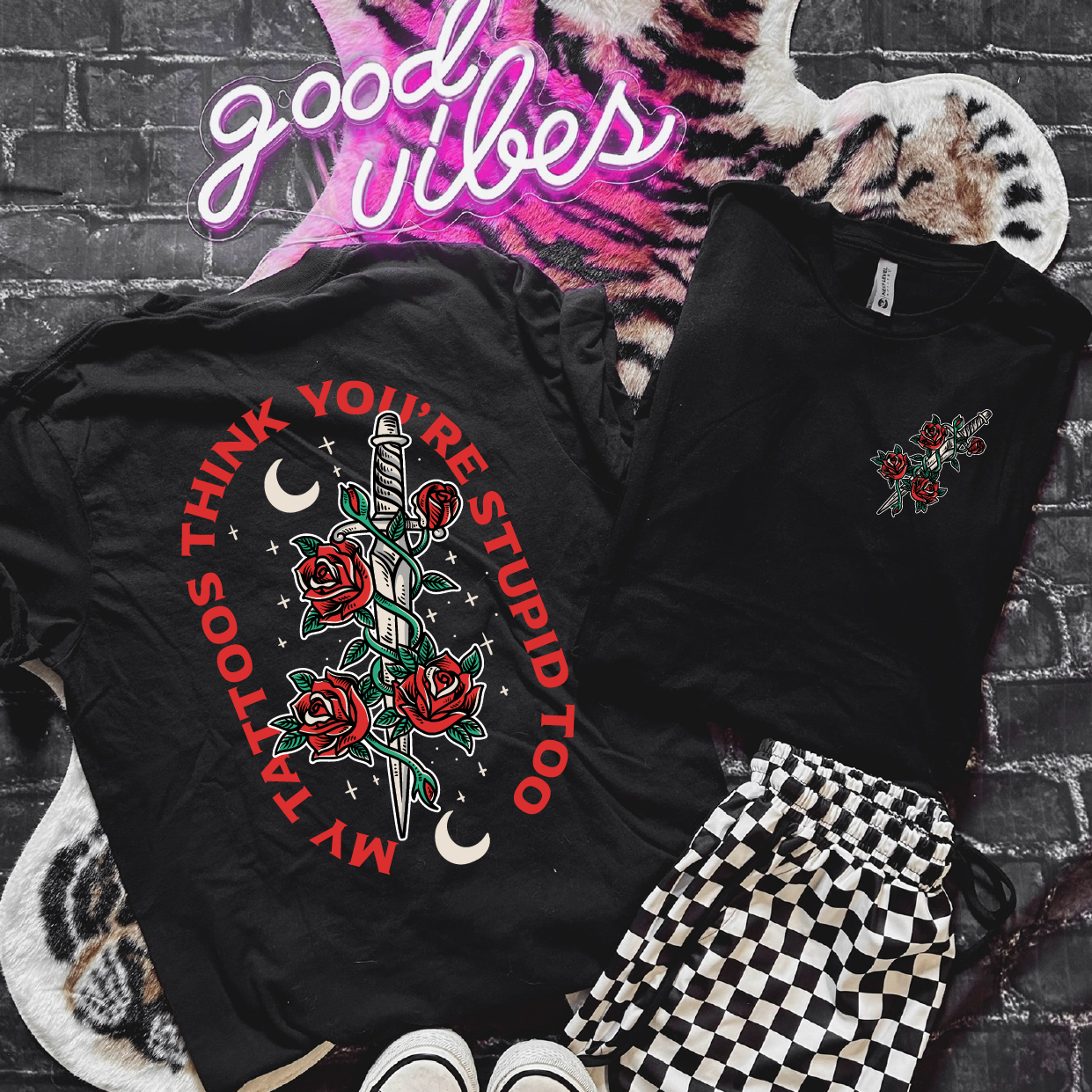 Stupid Tattoos Relaxed Fit Tee