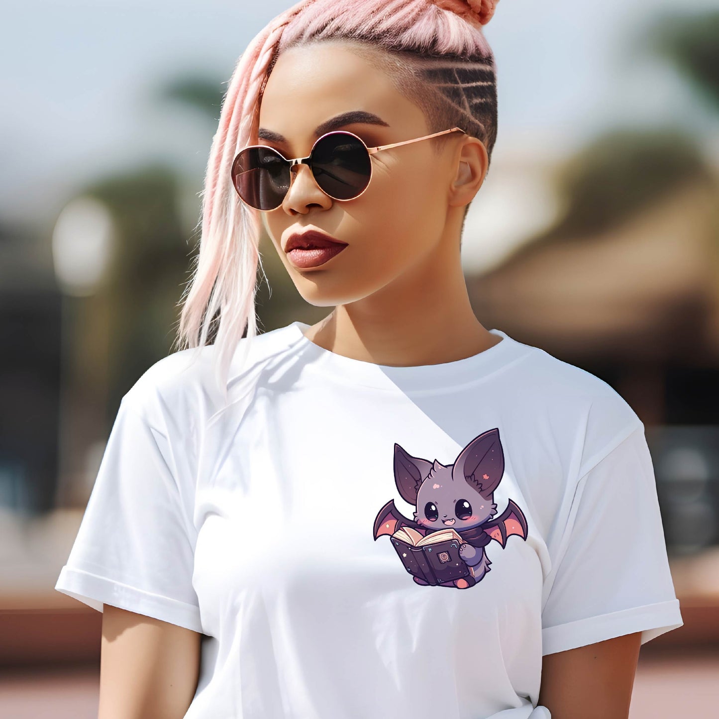 Batty About Books Relaxed Fit Tee