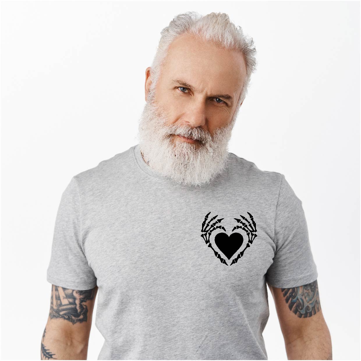 Bone Heart Relaxed Fit Tee