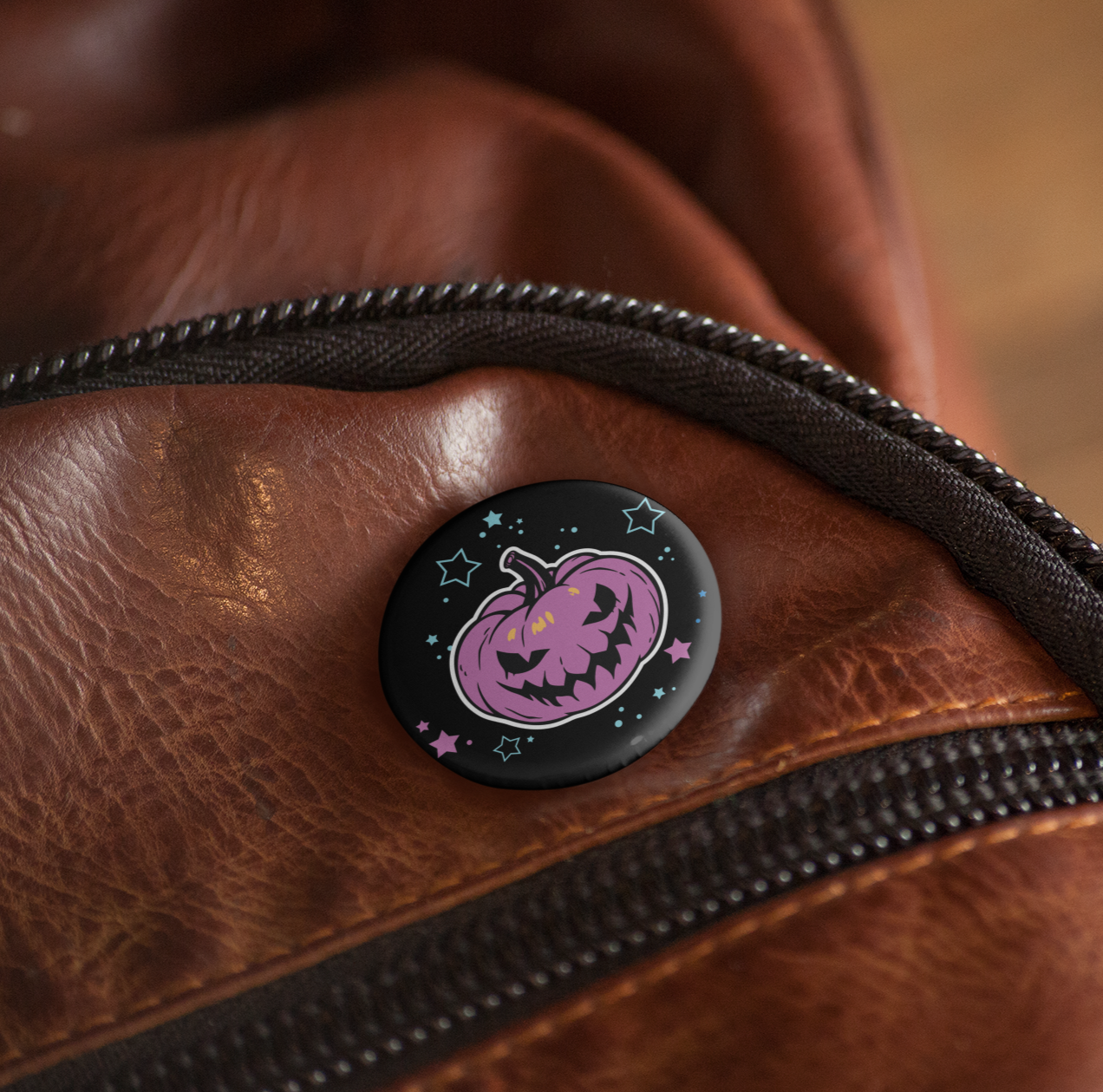 Purple Pumpkin - Pin Badge