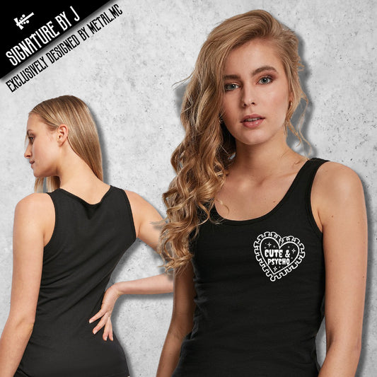 Cute & Psycho Vest Top