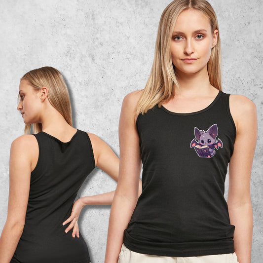 Batty Book Vest Top