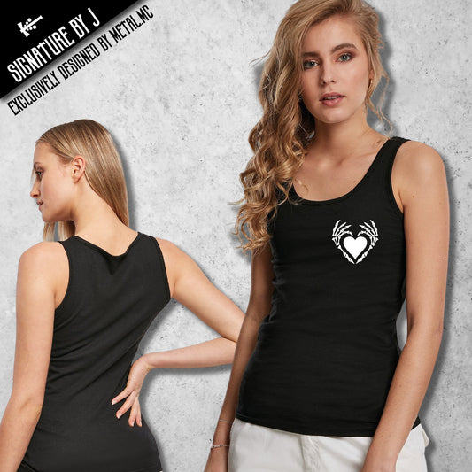 Bone Heart Vest Top