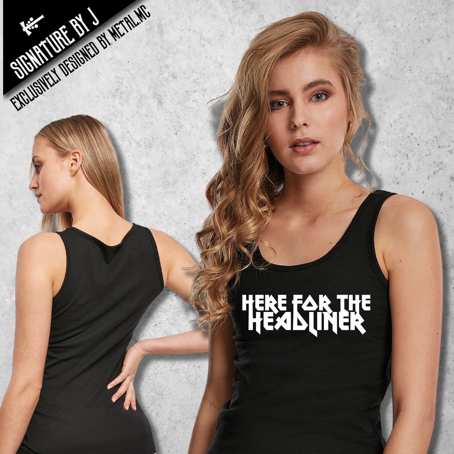 Here For The Headliner Vest Top