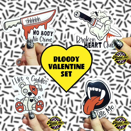 Bloody Valentine Vinyl Sticker Set