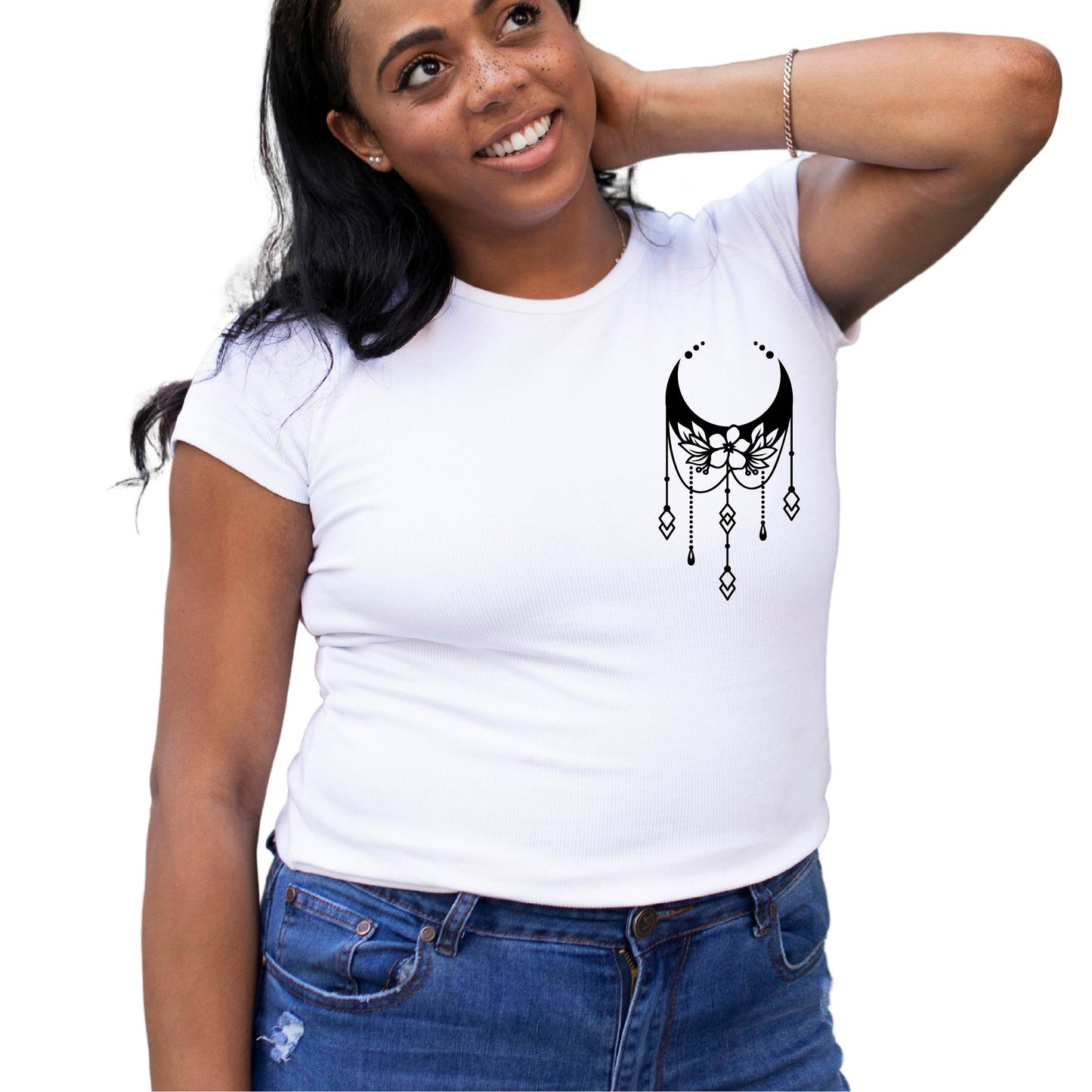 Celestial Flowers Relaxed Fit Tee