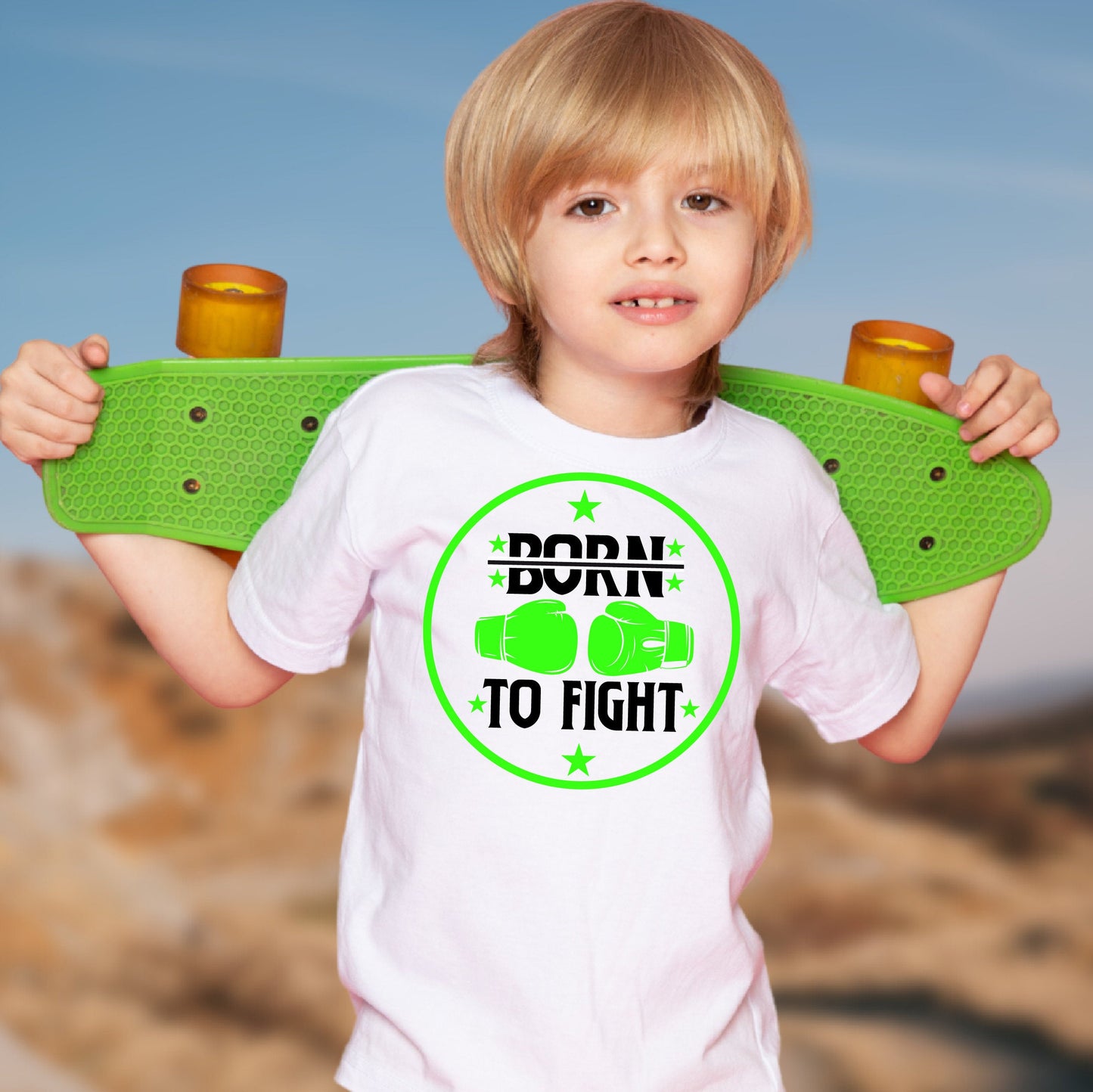 Born To Fight - Kids T-shirt