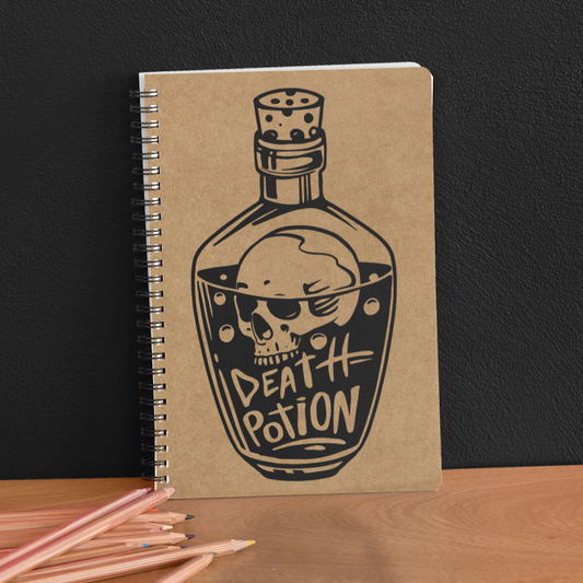 Death Potion - Kraft Notebook