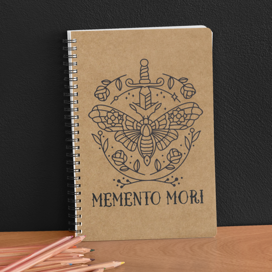 Memento Mori - Kraft Notebook