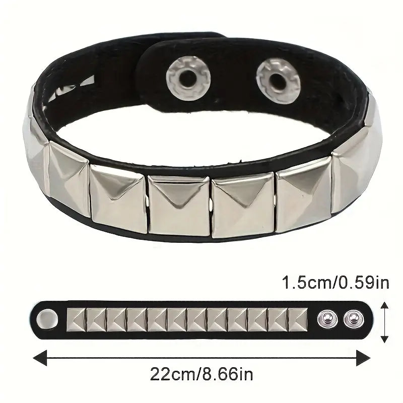 Clearance Studded PU Leather Bracelet