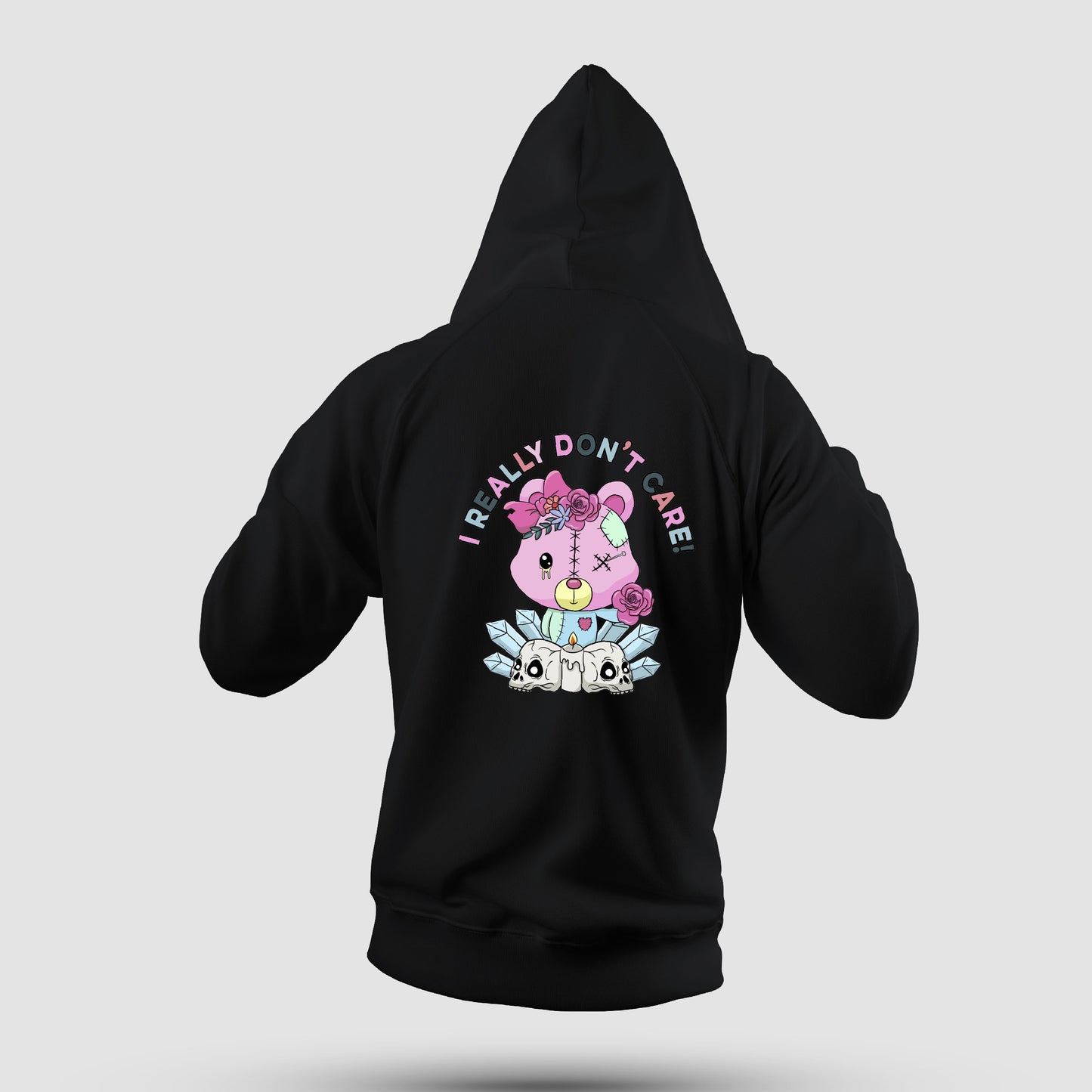 I Don't Care Bear Overhead Hoodie