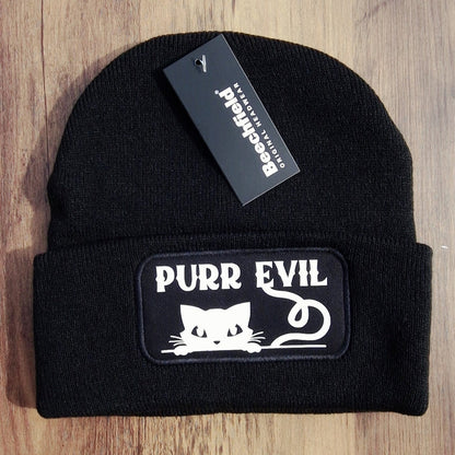 Purr Evil Beanie Hat