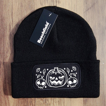 Spooky Pumpkin Beanie Hat