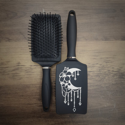 Paddle Hair Brush - Celestial Moon