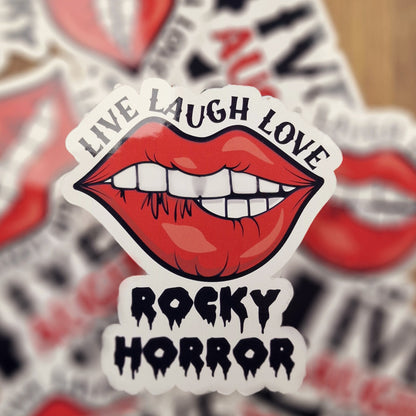 LLL RH Lips Vinyl Sticker