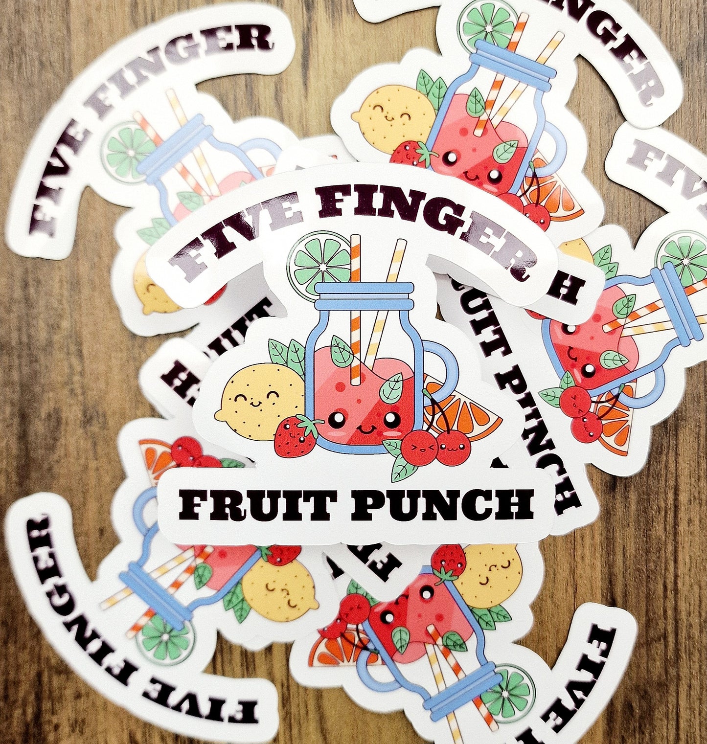 Five Finger Fruit Punch Vinyl Sticker