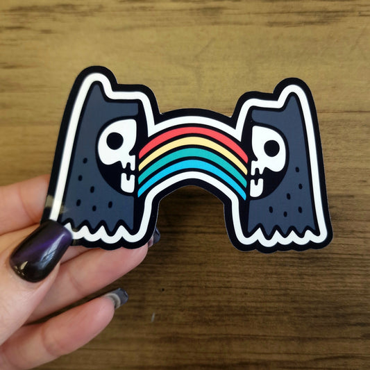 Rainbow of Death Vinyl Sticker