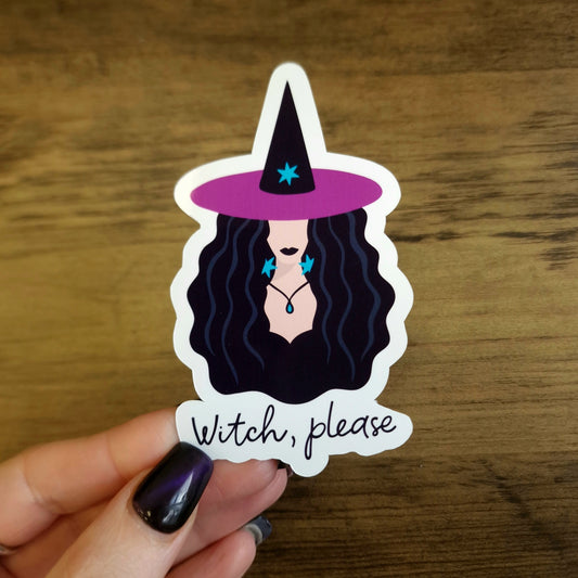 Witch Please Vinyl Sticker