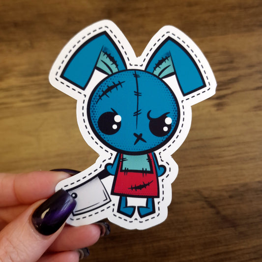 Machete Bunny Vinyl Sticker