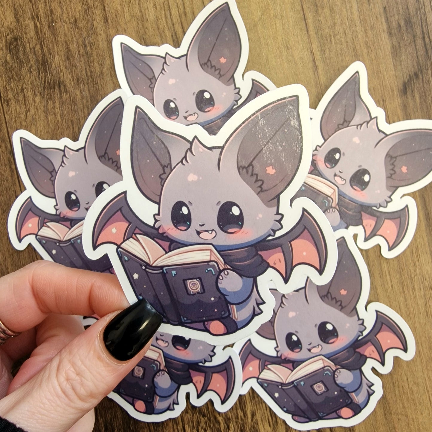 Batty Book Vinyl Sticker