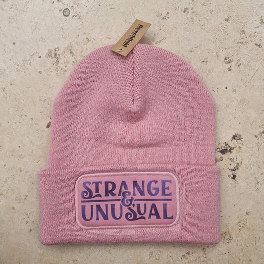 Clearance Pink Beanie - Strange & Unusual