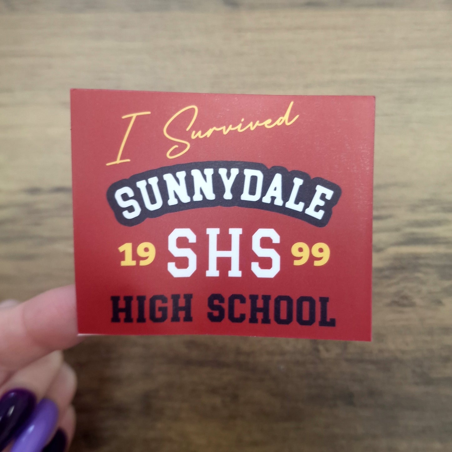 I survived Sunnydale (BTVS) Vinyl Sticker