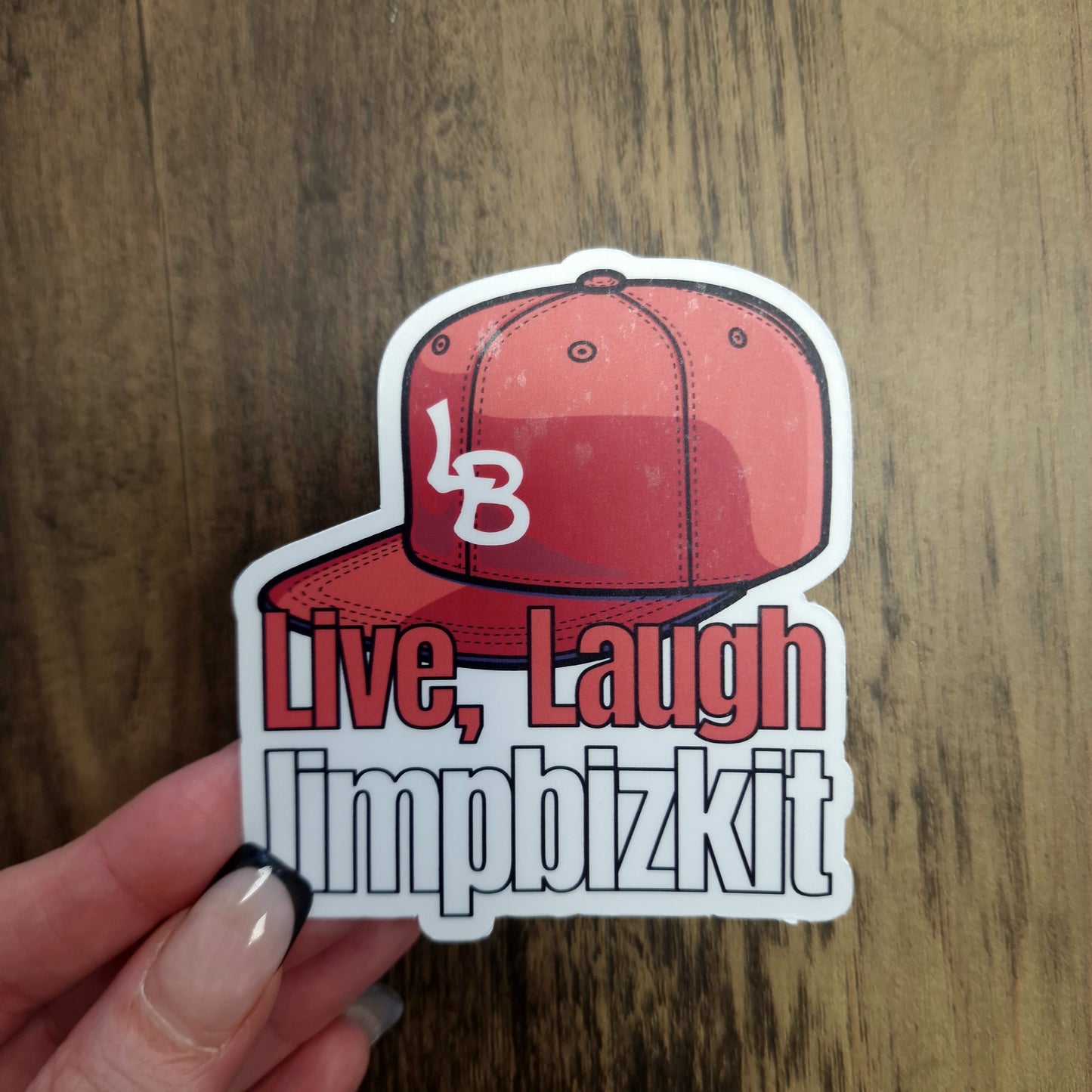 Live Laugh LB Vinyl Sticker