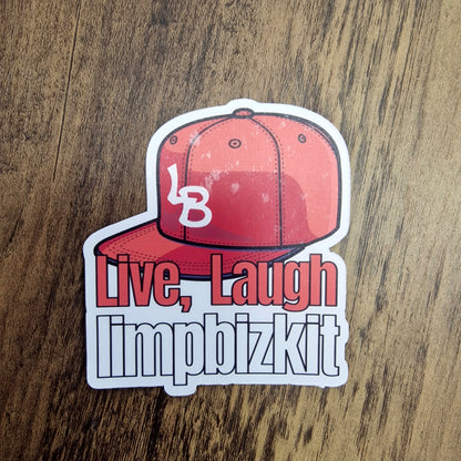 Live Laugh LB Vinyl Sticker