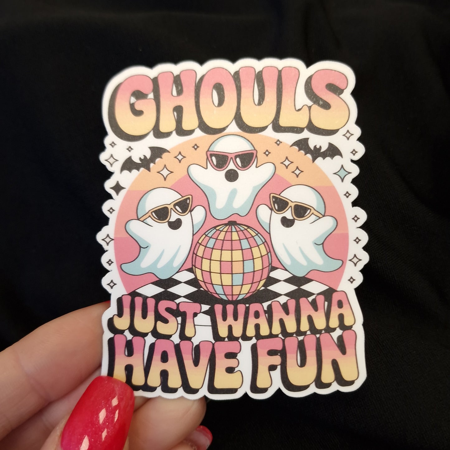 Disco Ghouls Vinyl Sticker