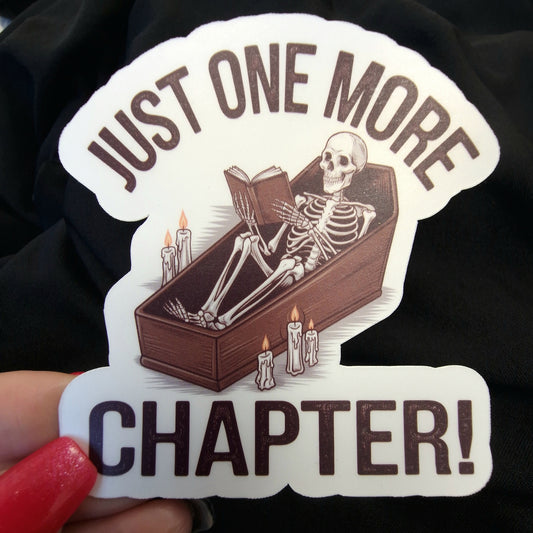 One More Chapter Vinyl Sticker